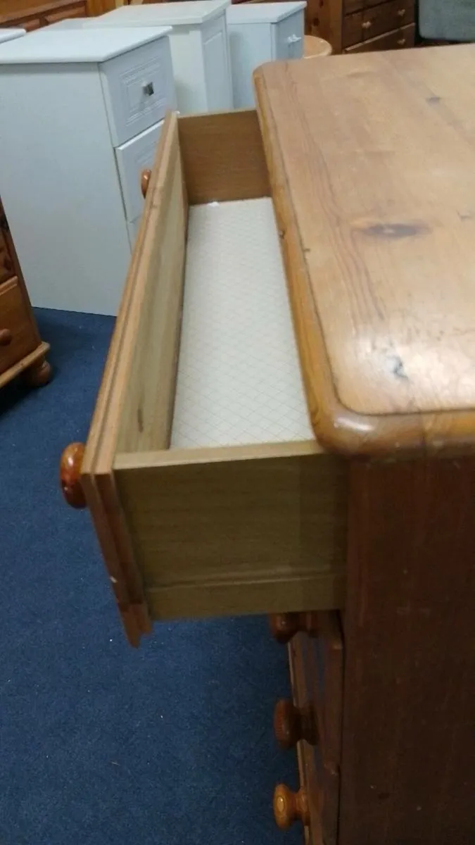 Modern Pine Chest Of Drawers - Image 3