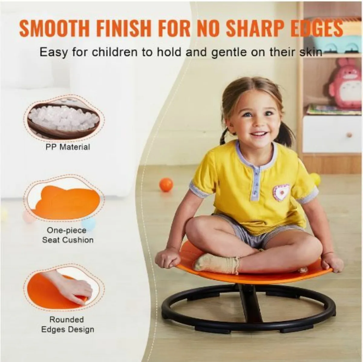 Elephant Kids Spinning Chair 220 lbs - Image 4