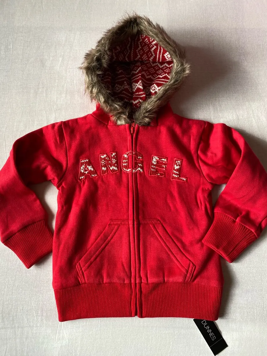 Brand new Girl’s Red Angel Hoodie- 4 years - Image 1