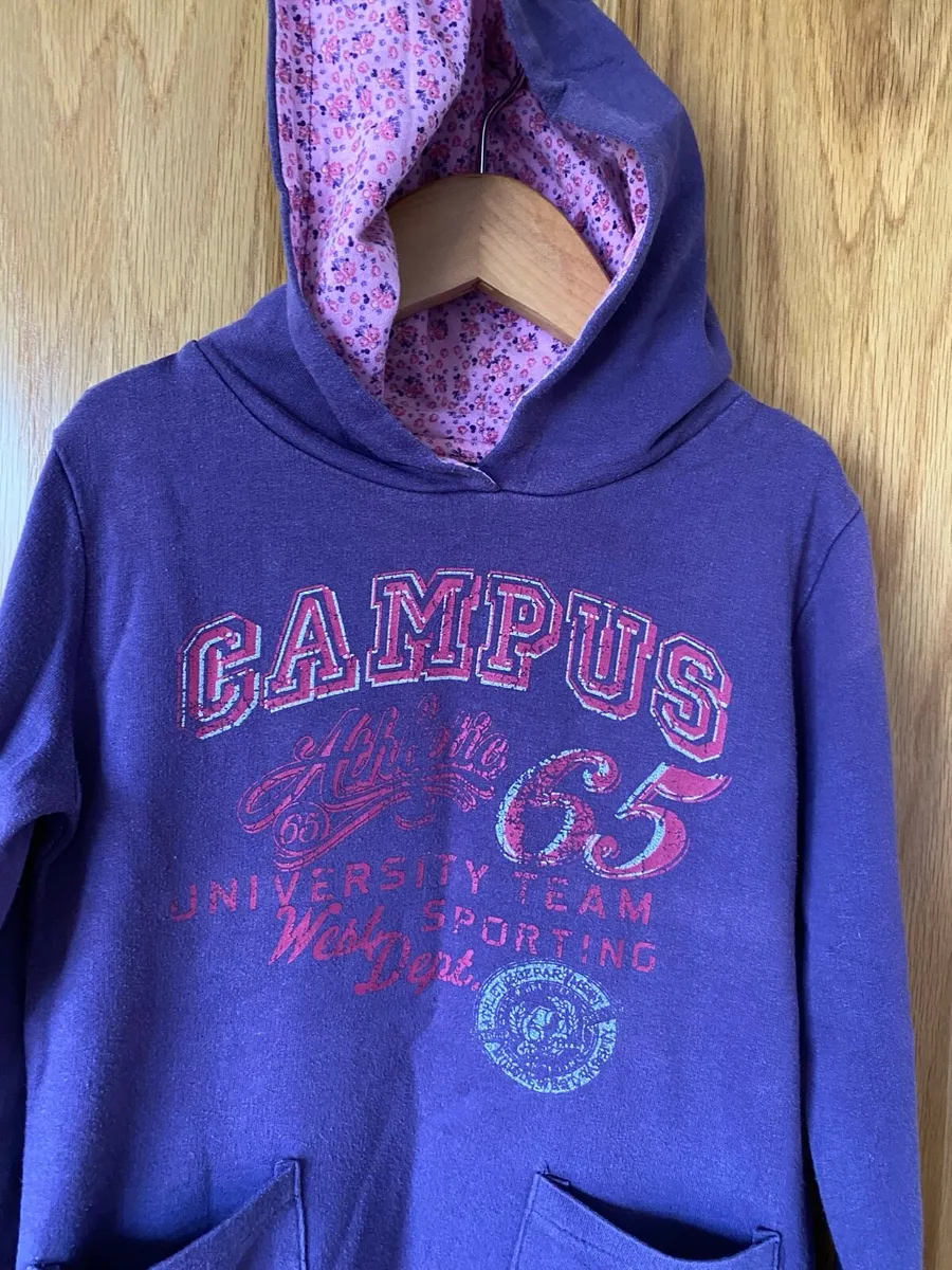 Girl’s Dunnes Store Purple Long Sleeve Hoodie - Image 3