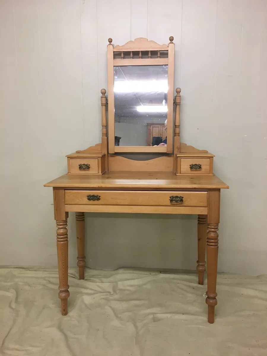Vintage Pine Dressing Table - Image 2