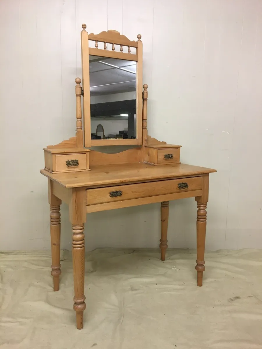 Vintage Pine Dressing Table - Image 3