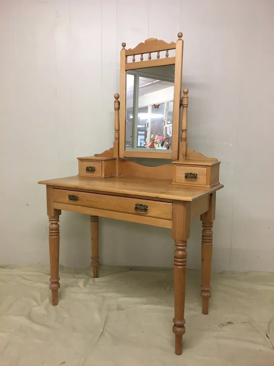 Vintage Pine Dressing Table - Image 4