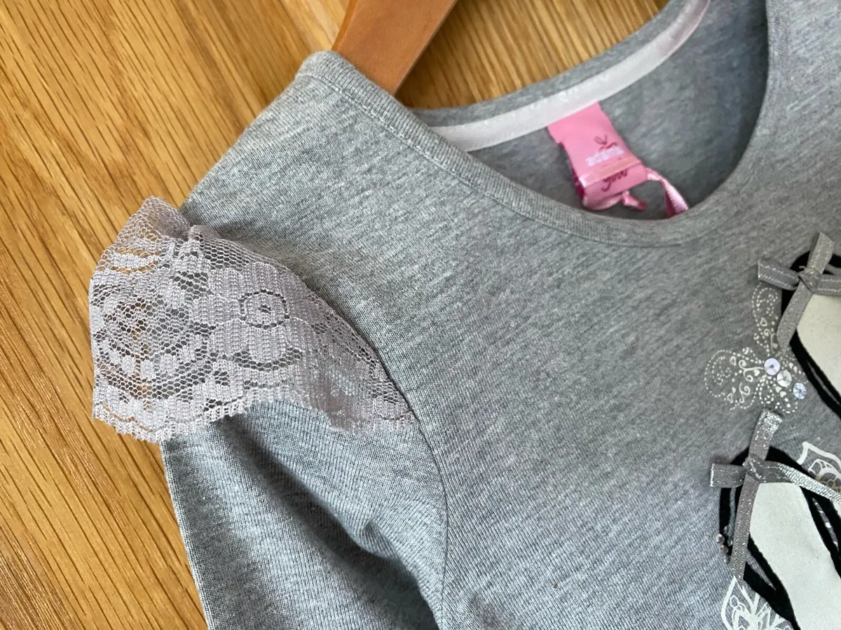 Brand new Girl’s Grey Long Sleeve Elegant Top - Image 3