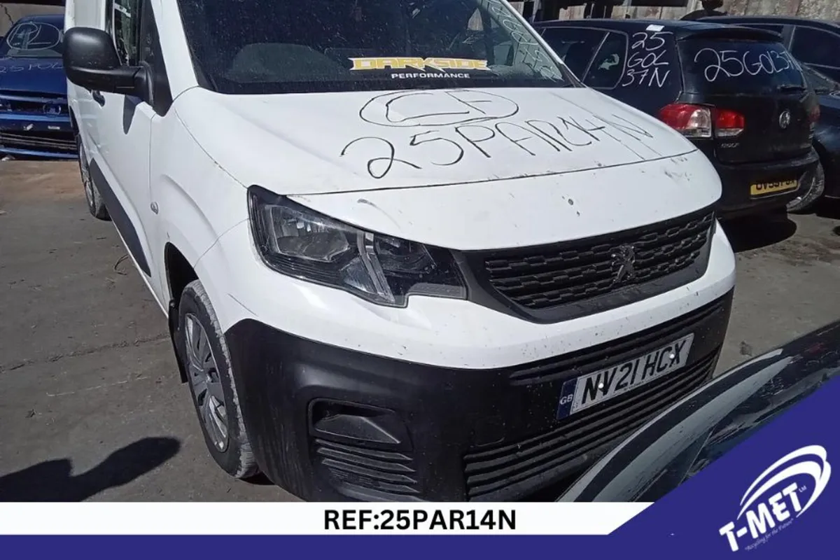 2021 PEUGEOT PARTNER BREAKING FOR PARTS - Image 2