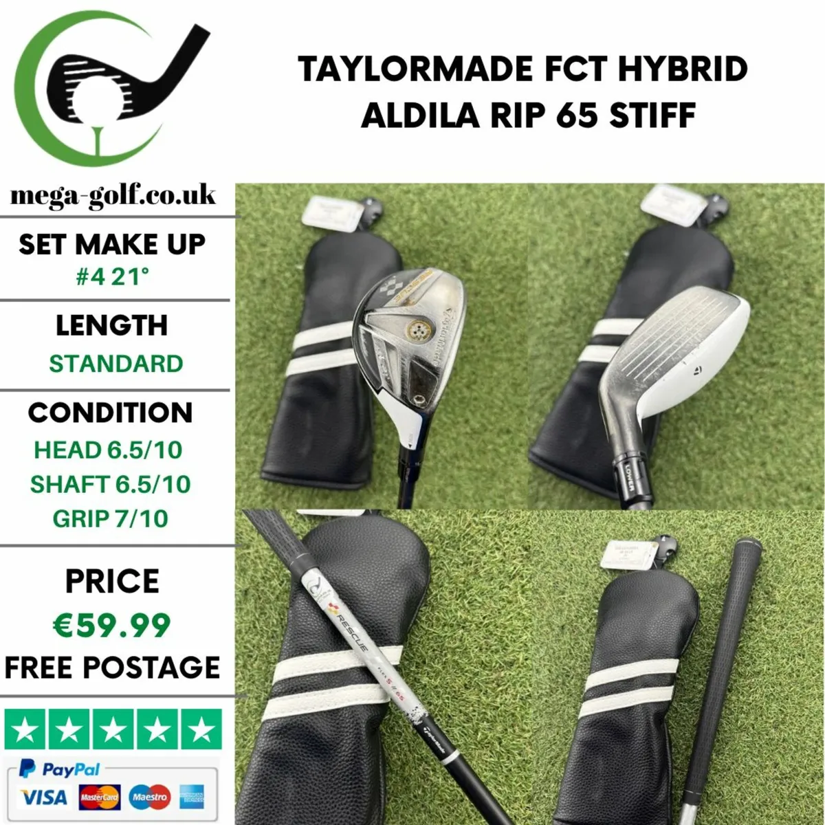 TAYLORMADE FCT HYBRID / #4 21° / STIFF - Image 1