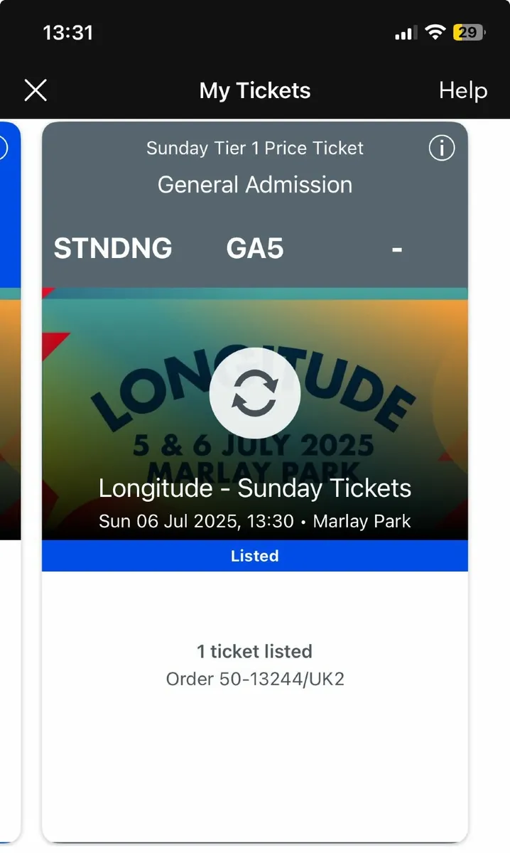 Longitude_ 2 tickets_Sunday - Image 1