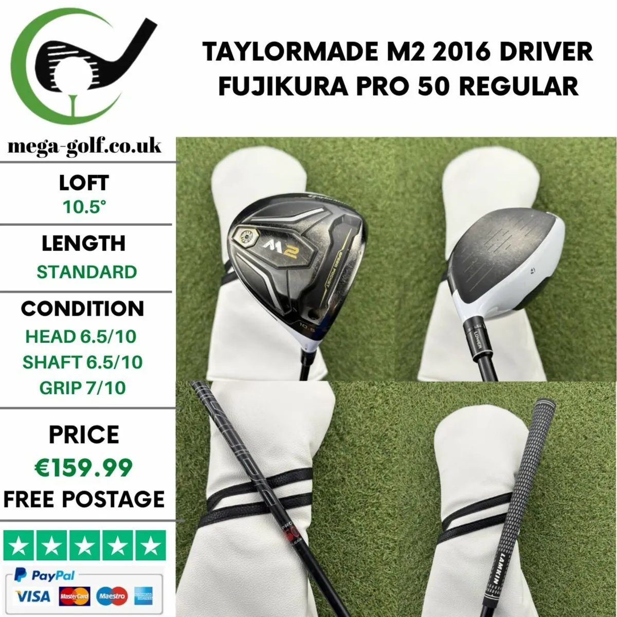 TAYLORMADE M2 2016 DRIVER / 10.5° / REGULAR - Image 1