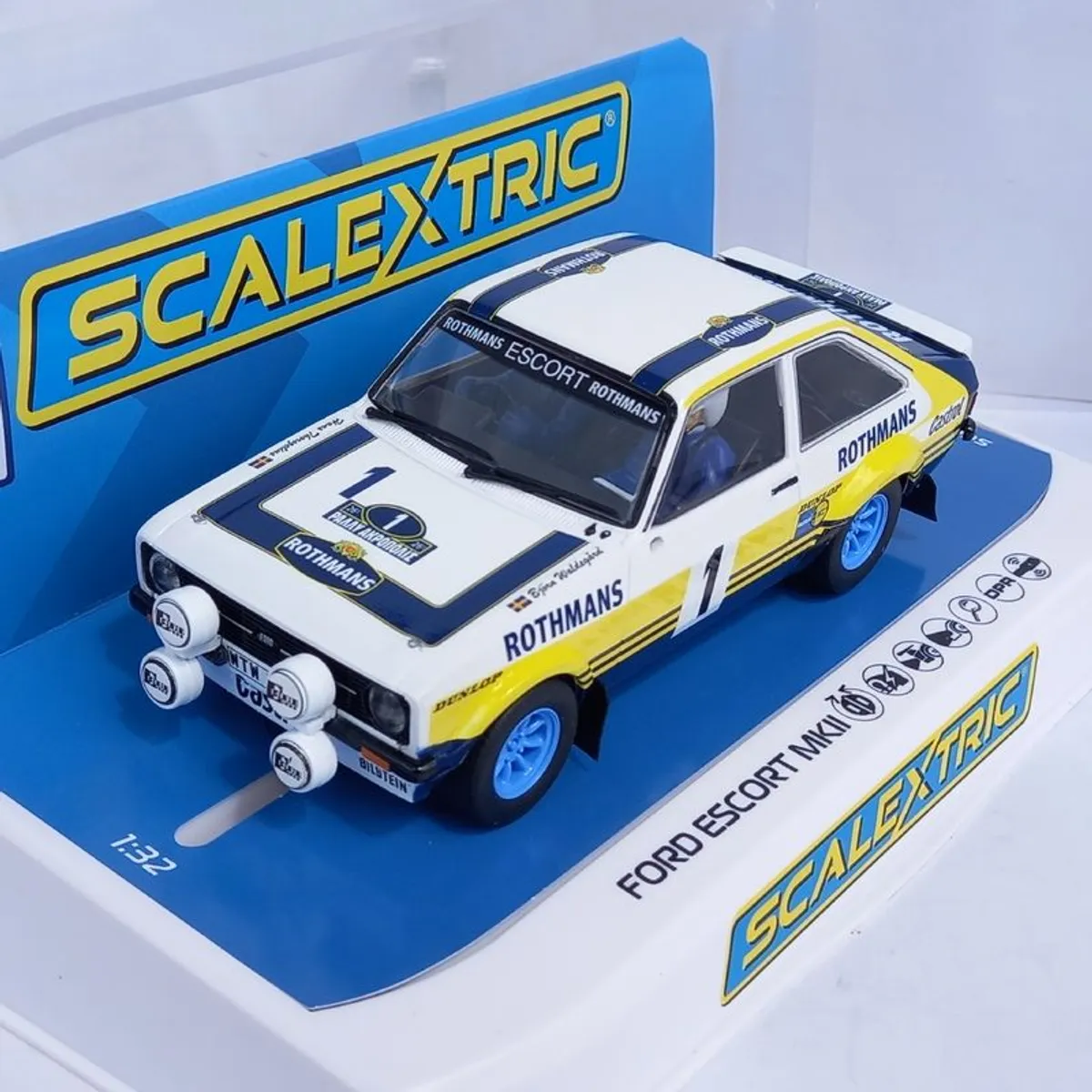 Scalextric Ford Escort MK2 -Acropolis Rally 1979 Slot car ( classic touring wrc rally ) - Image 2