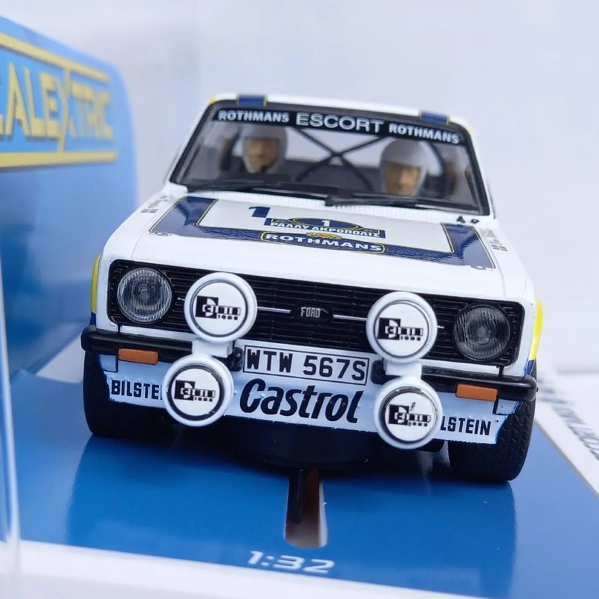 Scalextric Ford Escort MK2 -Acropolis Rally 1979 Slot car ( classic touring wrc rally ) - Image 4