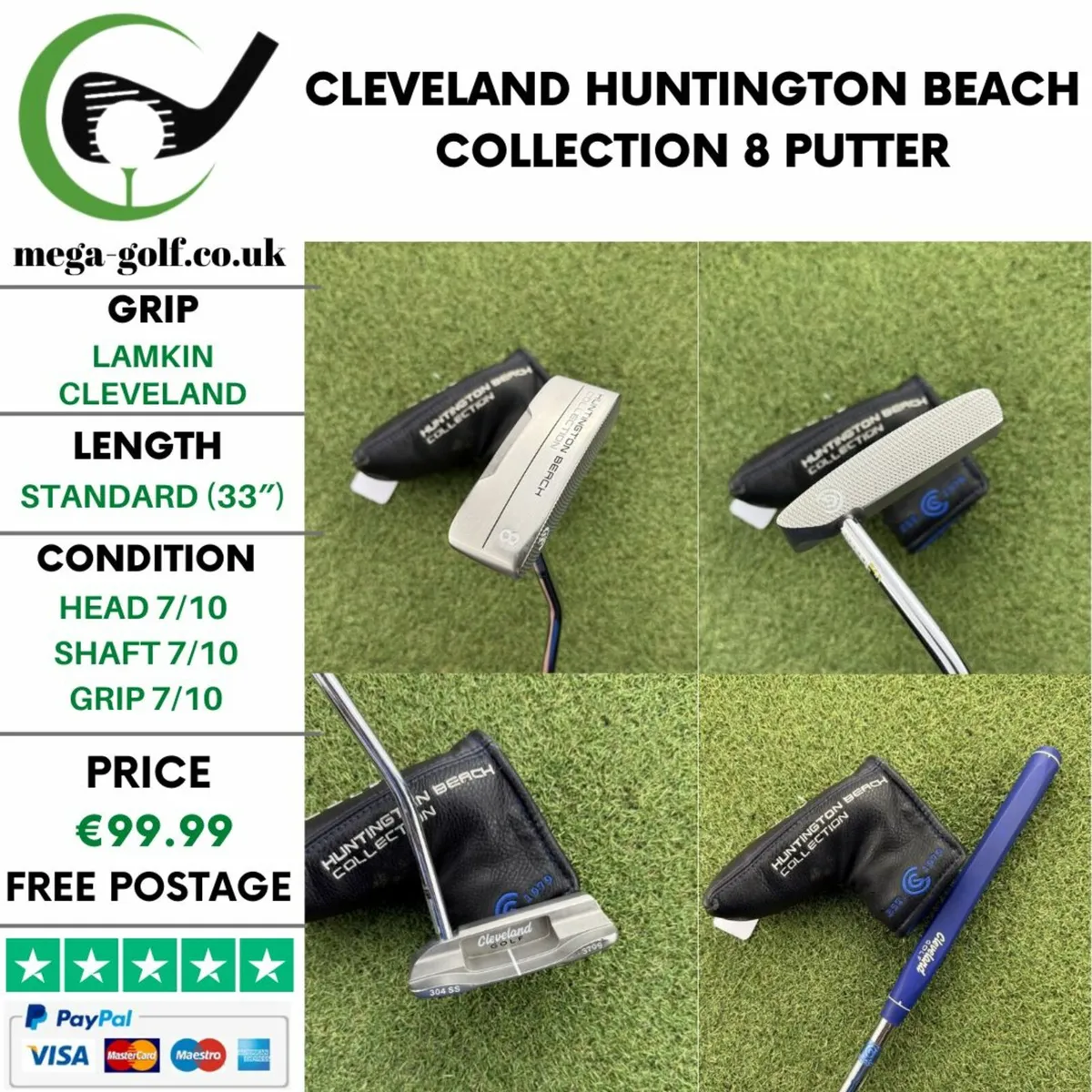 CLEVELAND HUNTINGTON BEACH COLLECTION 8 PUTTER - Image 1