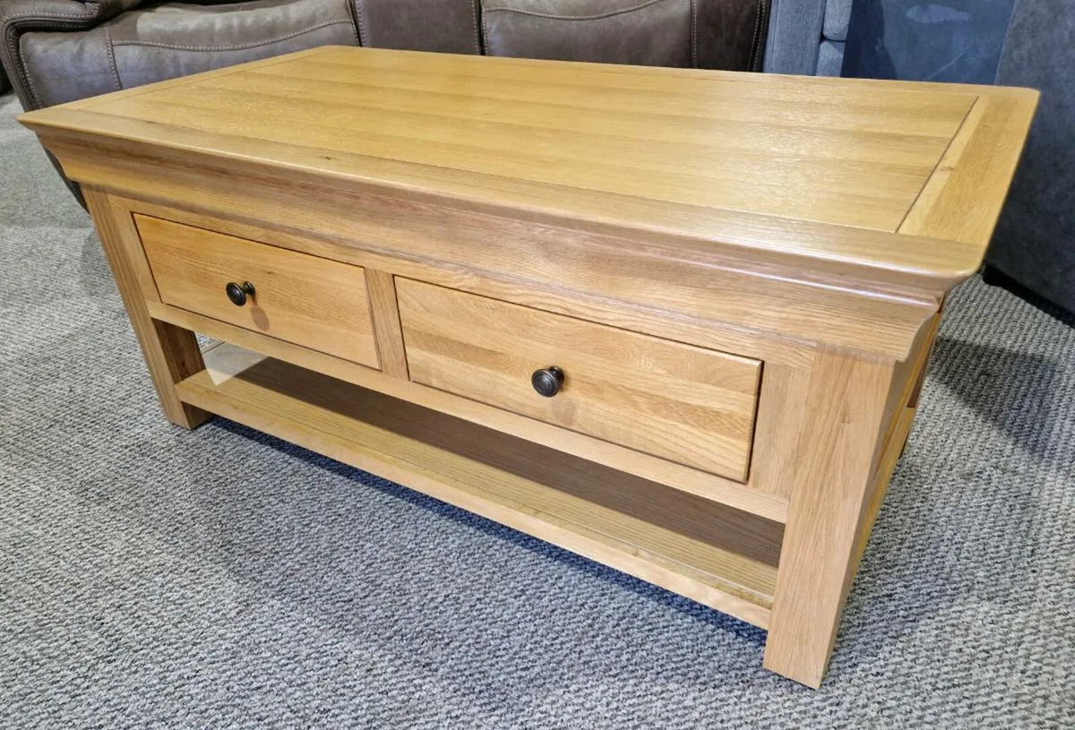 SALE New Delta Oak Coffee Tables (Retail) - Image 1