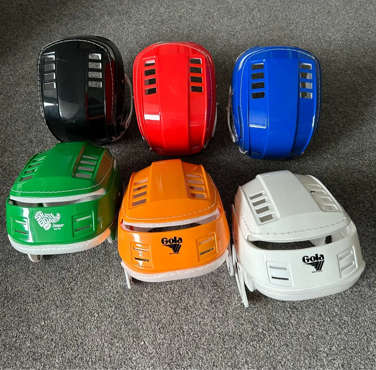 Old style hurling helmets - Image 1