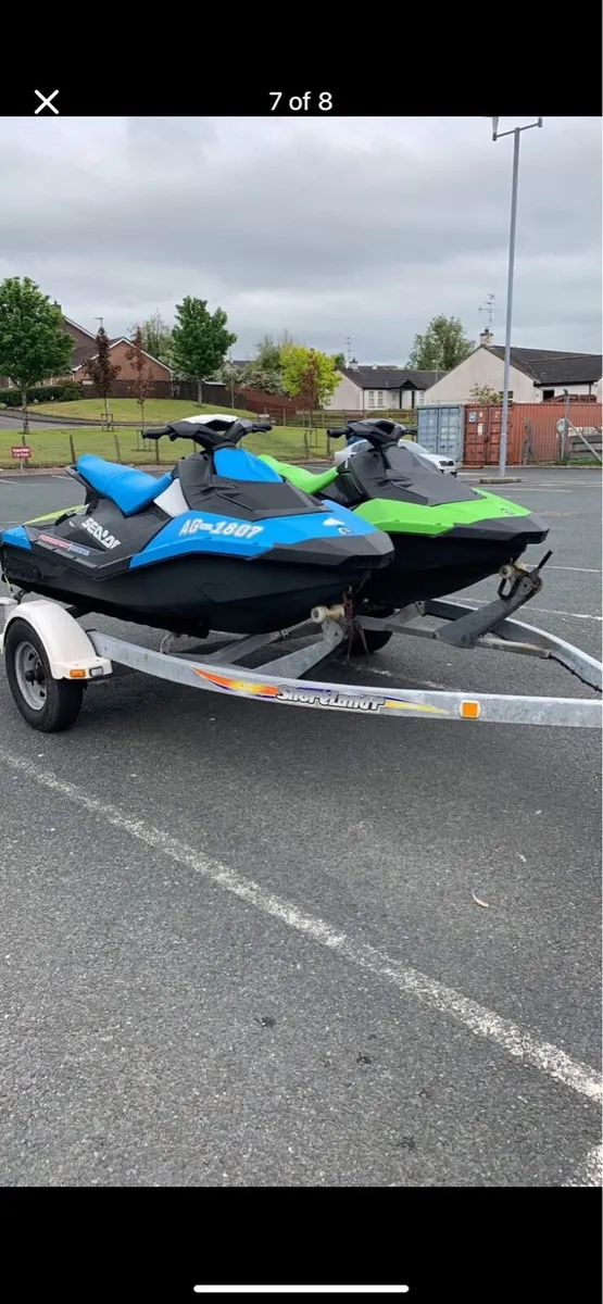 Double jetski trailer - Image 1