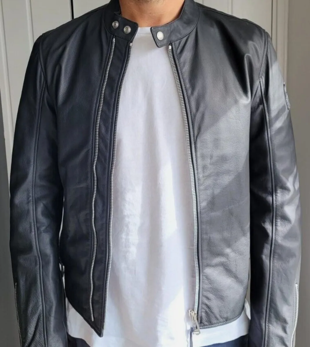 Belstaff Leather Jacket - Image 4