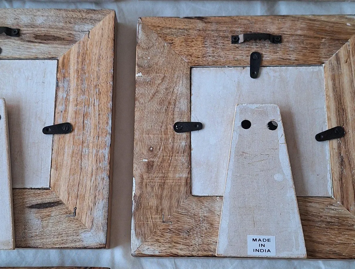 Set of  2 Solid Mango  Wood  Frame - Image 2