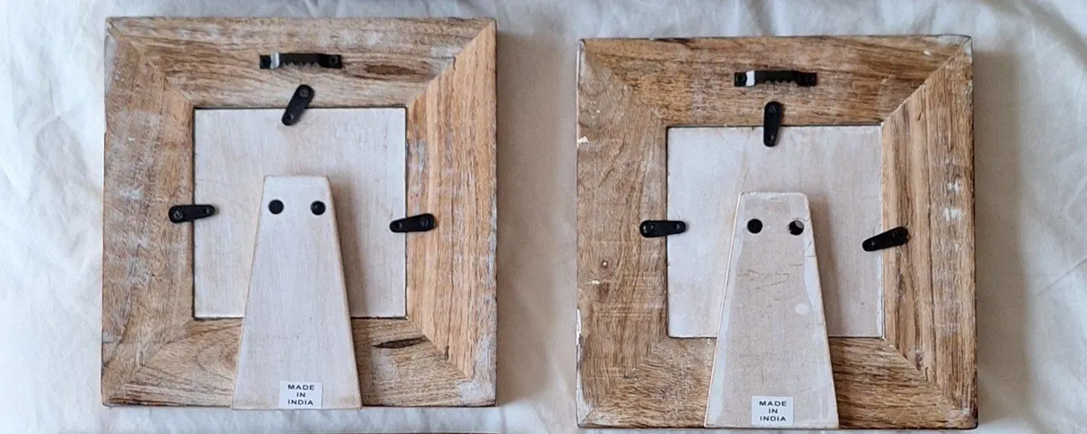 Set of  2 Solid Mango  Wood  Frame - Image 3
