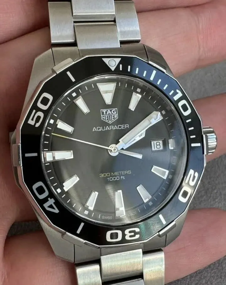 tag heuer aquaracer wrist watch - Image 2