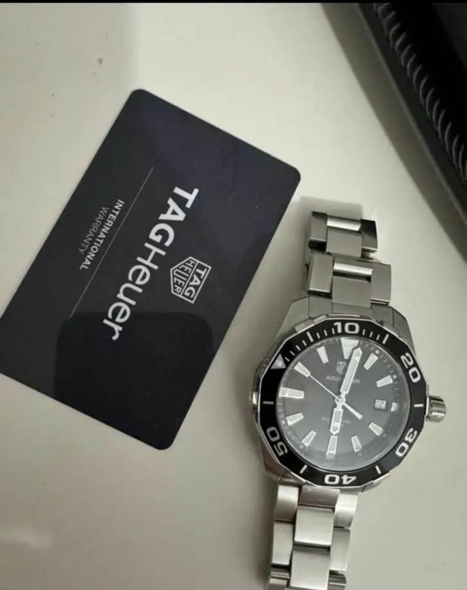 tag heuer aquaracer wrist watch - Image 1