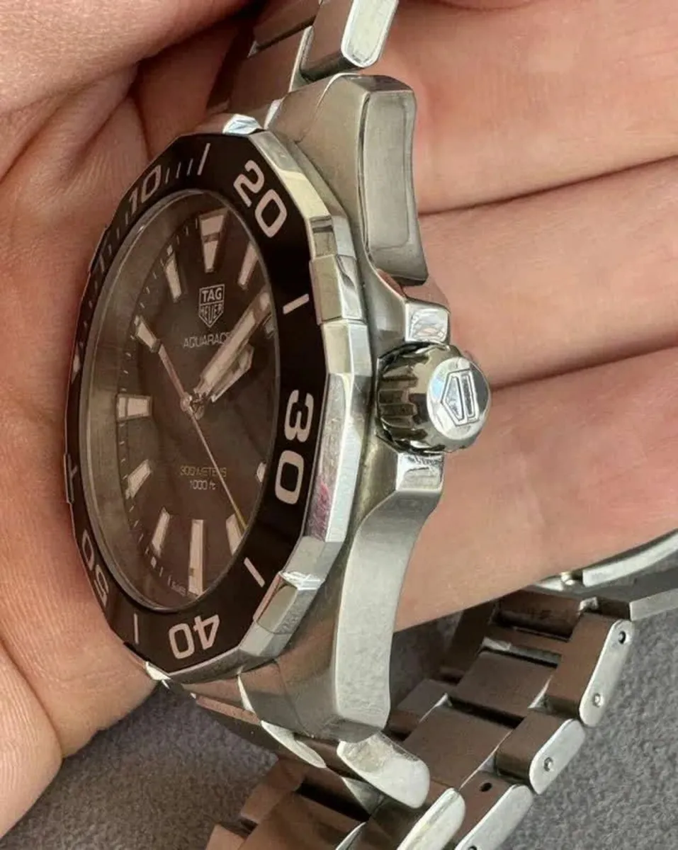 tag heuer aquaracer wrist watch - Image 3