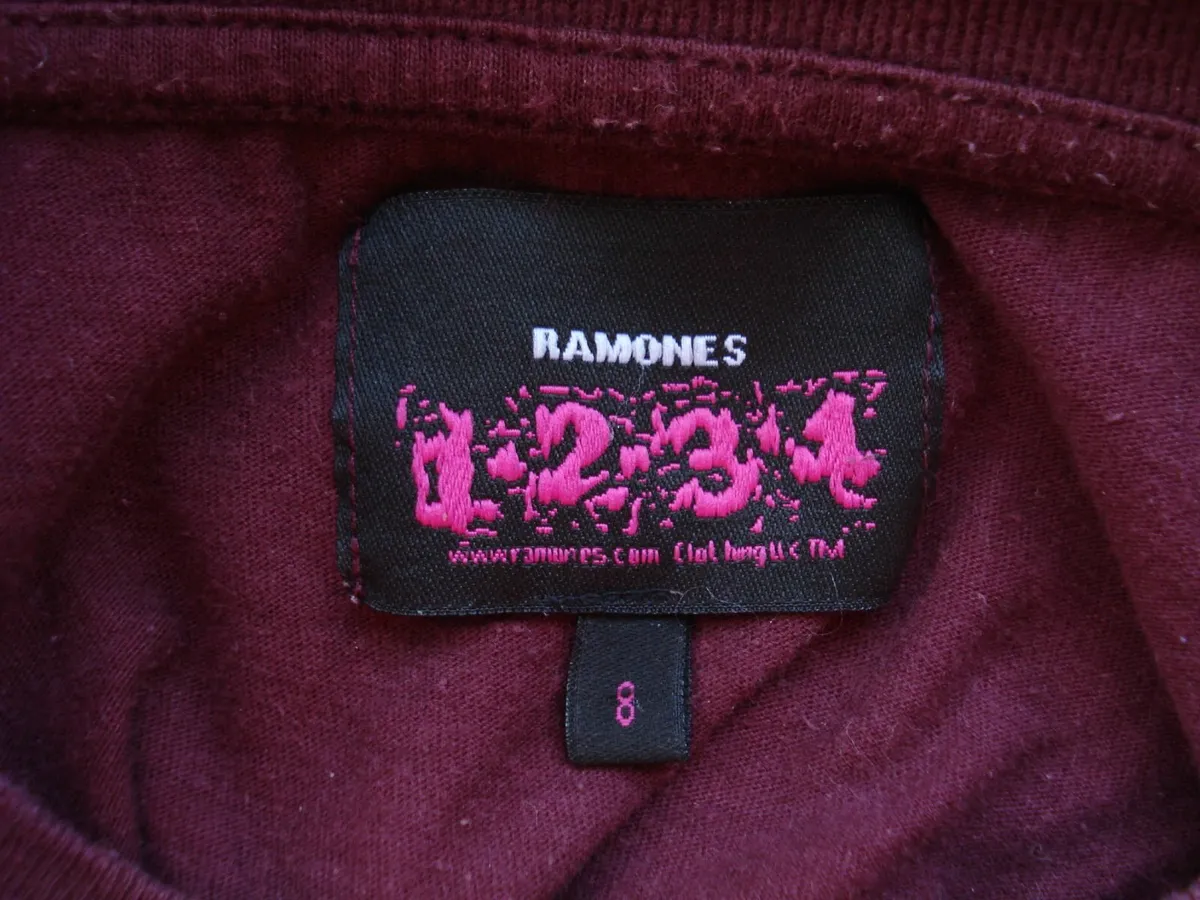 RAMONES HEY HO LETS GO , T-SHIRT. UK-8. - Image 3
