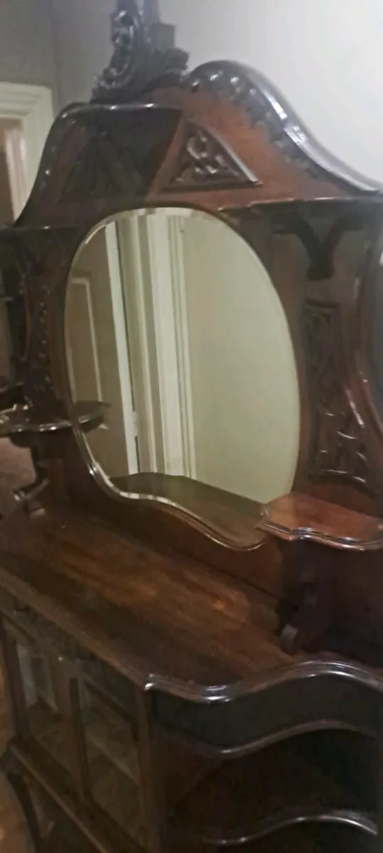 ANTIQUE SIDEBOARD FRENCH WALNUT - Image 4