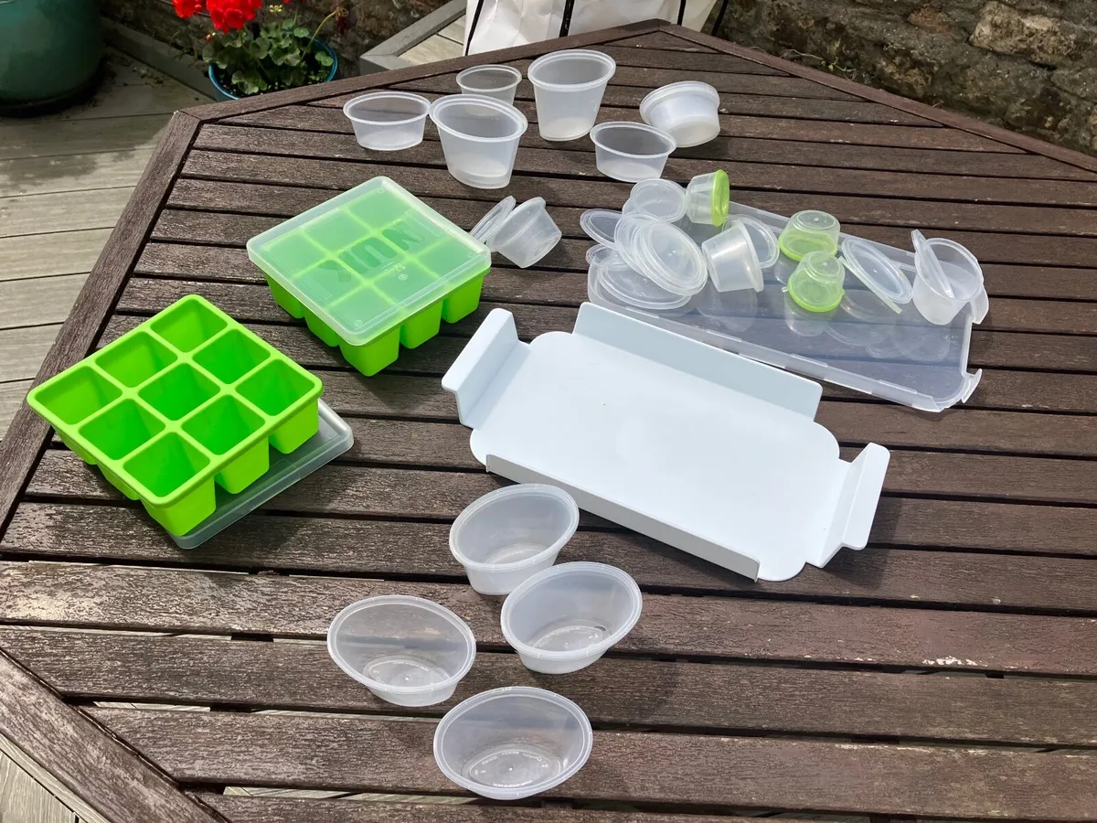 Food freezing containers for babies