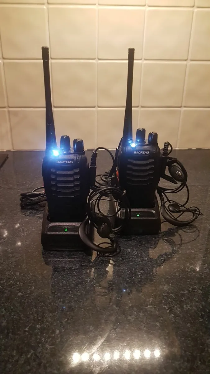 Walkie Talkie Radios Long Range New In Box 2pcs - Image 1