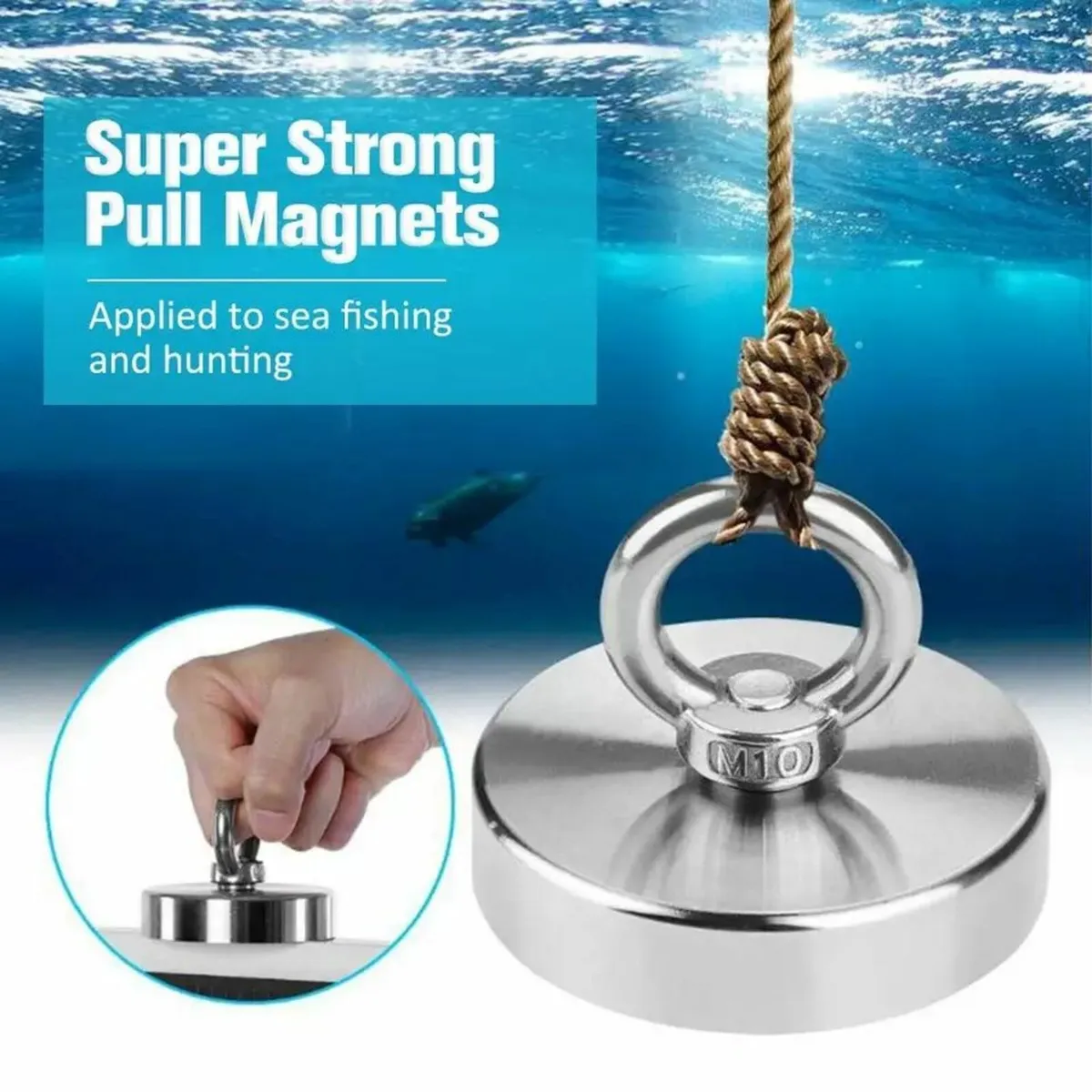 Super Strong Magnet Fishing Kit Neodymium Salvage - Image 3