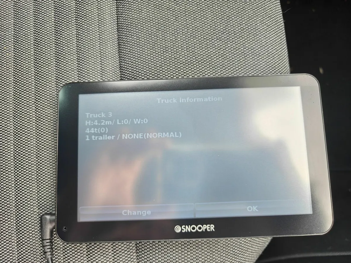 Snooper S8100 HGV sat nav - Europe map - Image 3