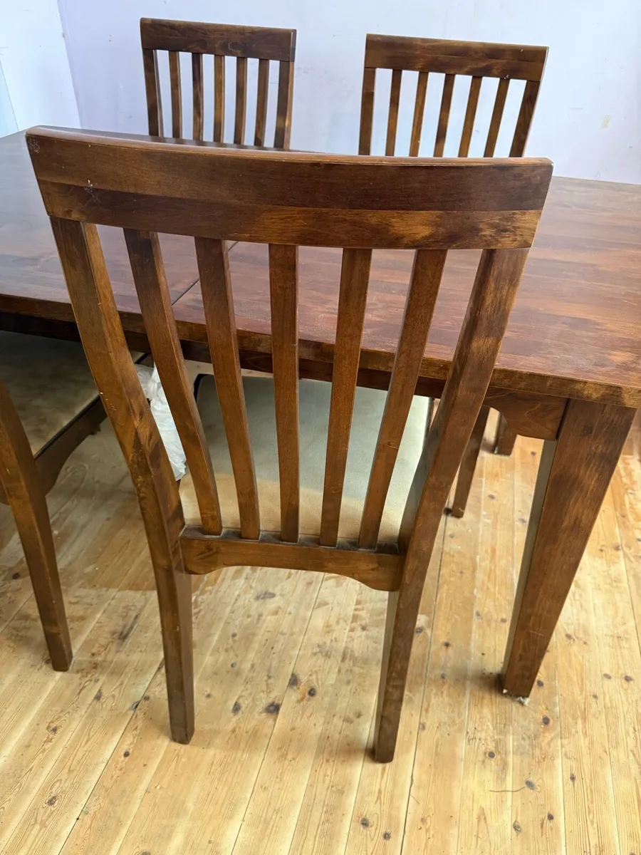 Laura Ashley dining room table and 4 chairs - Image 3