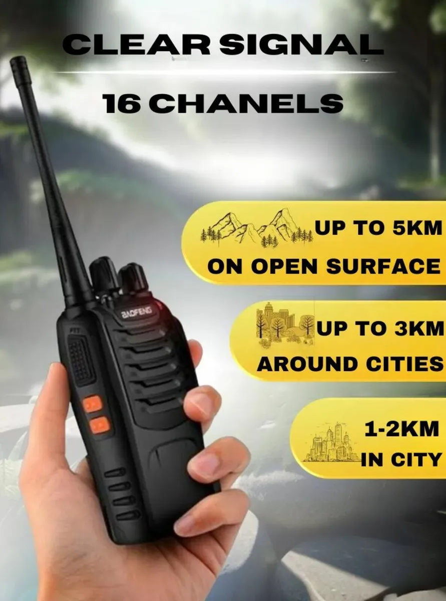 Baofeng Long Range Walkie Talkie Radios Handheld - Image 4