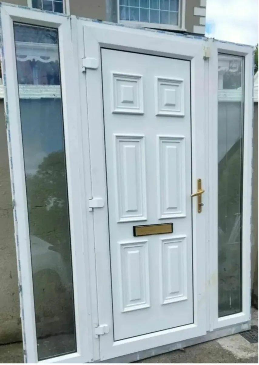 🏠 HIGH QUALITY PVC DOOR WITH SIDE LIGHTS 🏠