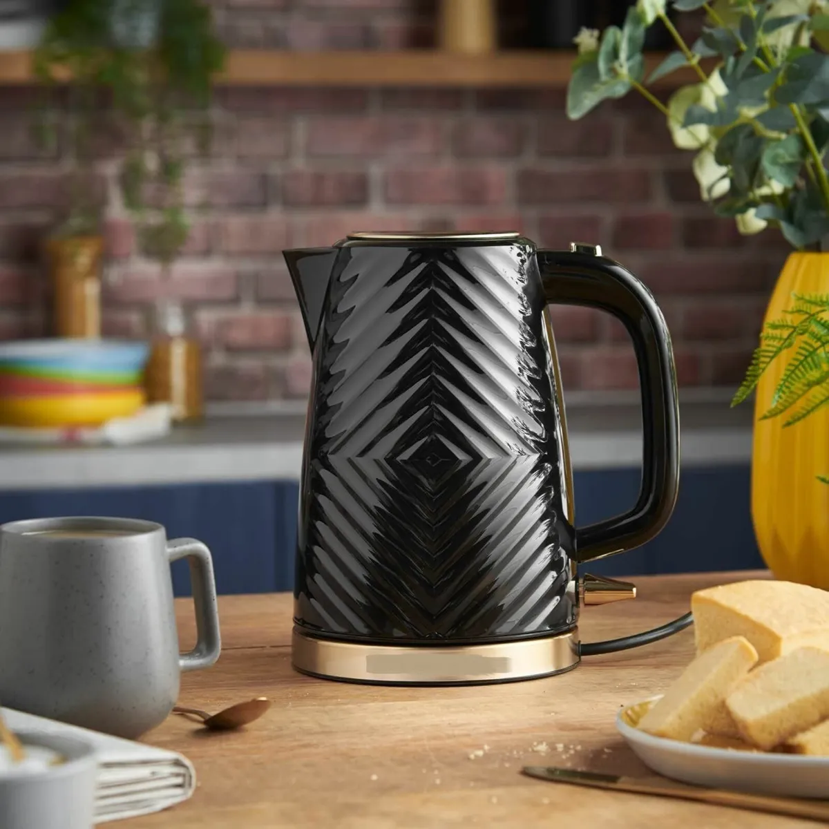 Electric Kettle Textured Fast Boil Energy - Image 2
