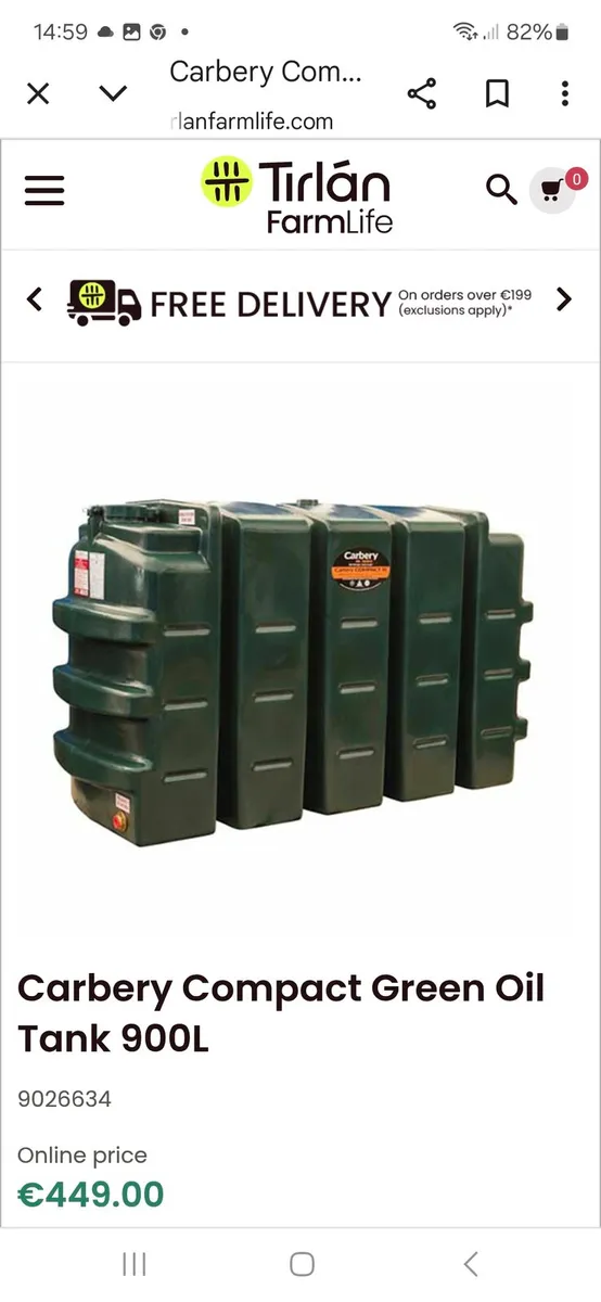 Carberry compact oil tank new & remote monitoring - Image 1