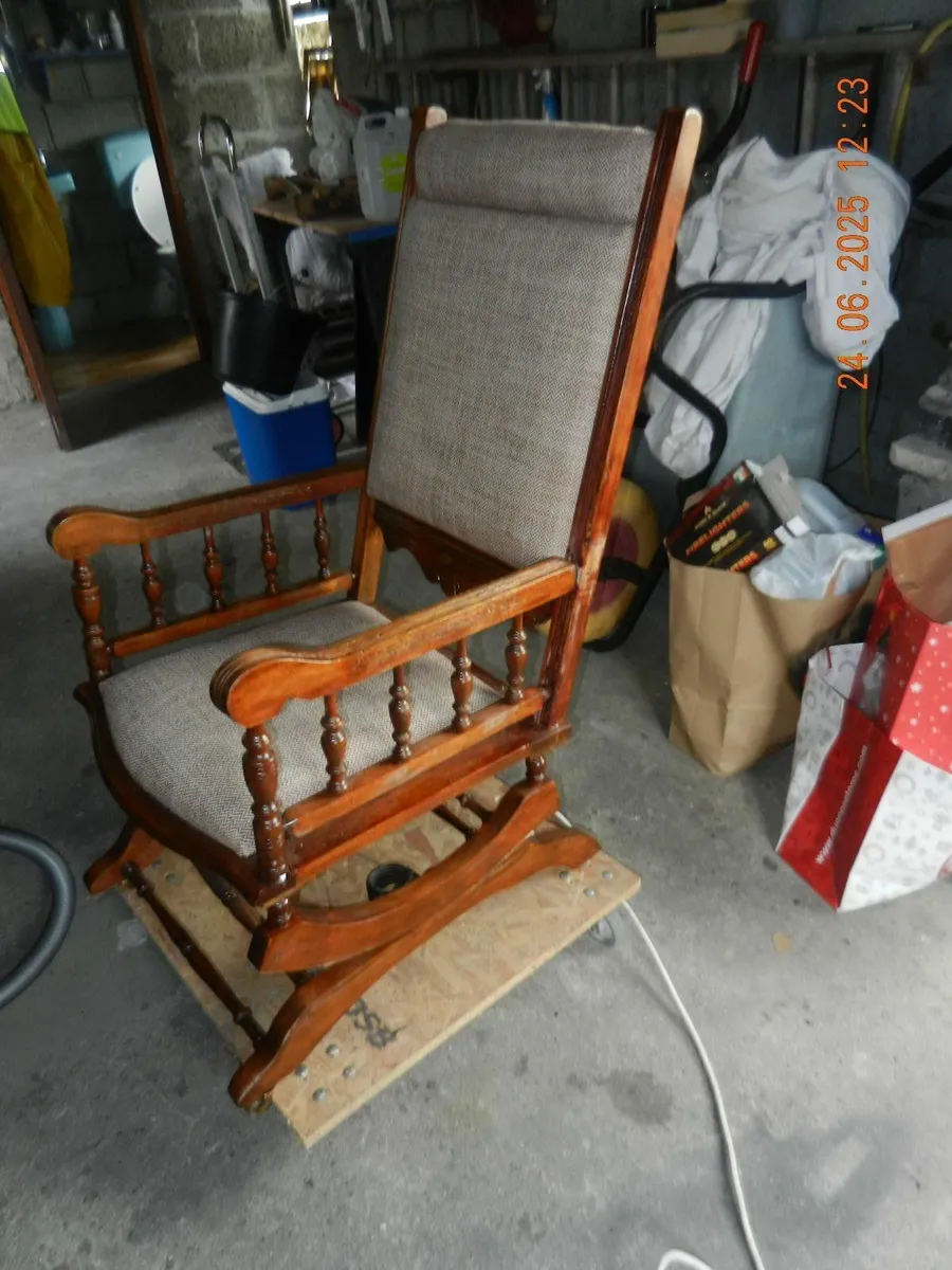 antique rocking chair - Image 1
