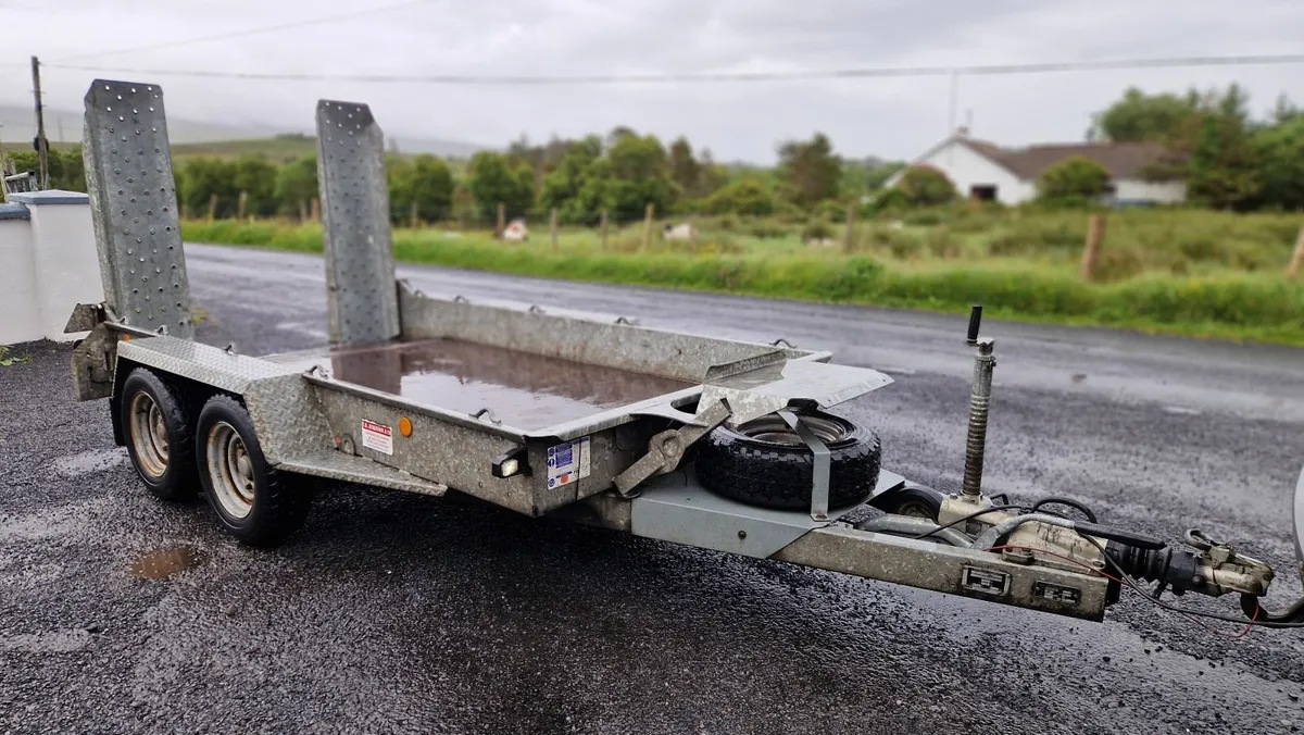 Ifor williams plant/digger trailer. - Image 1