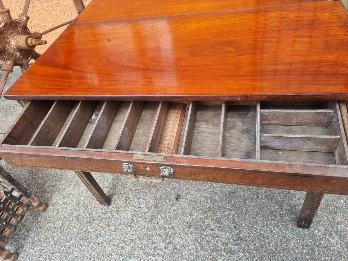 Antique card table