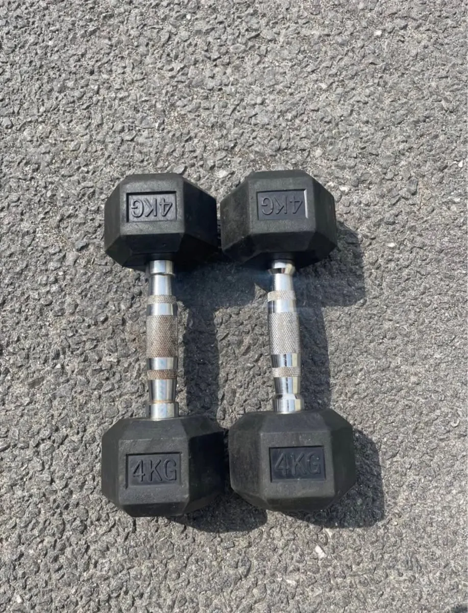 4kg set of dumbbells