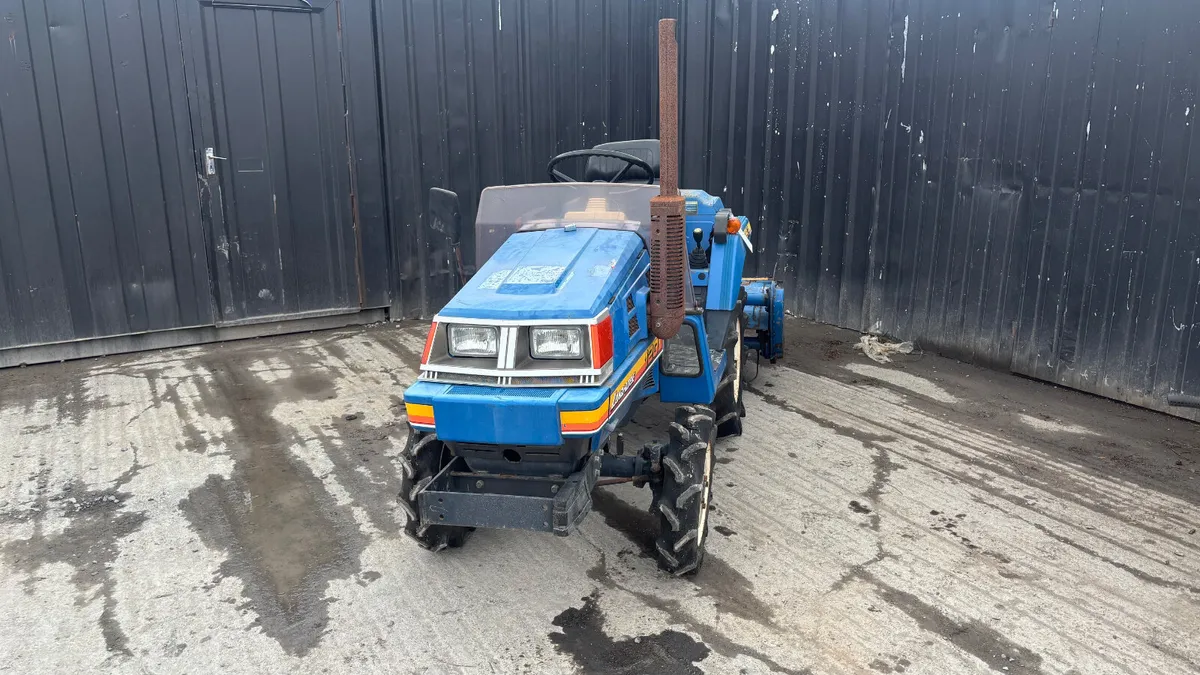 Iseki TU120 4WD Compact Tractor with rotovator - Image 2