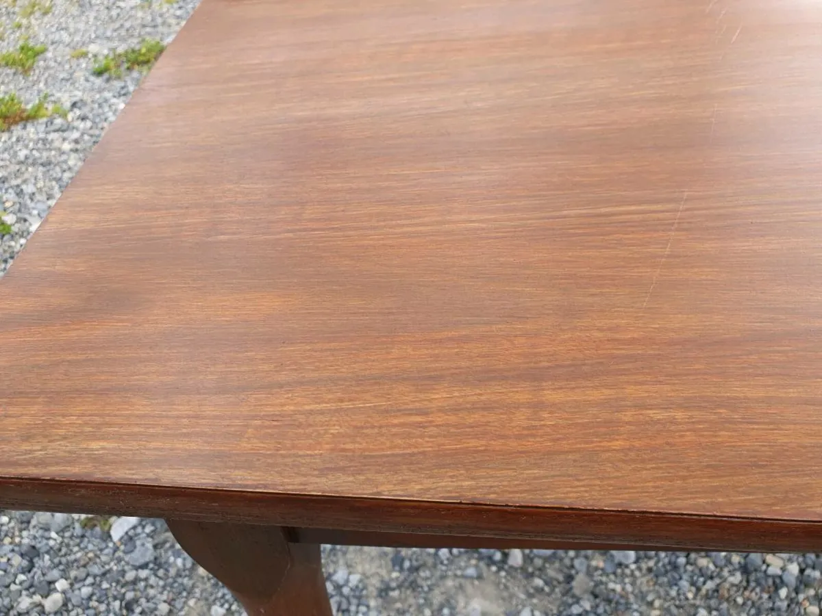 Mid century teak draw leaf dining table restored - Image 4