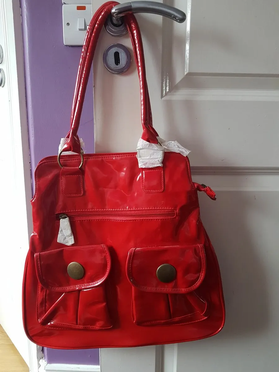 red lacquered bag new - Image 2