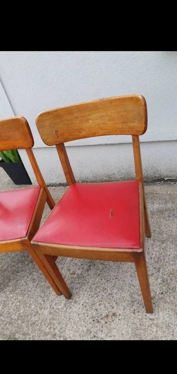 Mid century teak dining set - Image 4