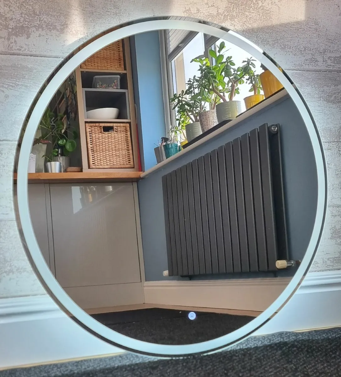 LED Bathroom Mirror 80x80cm - Image 2