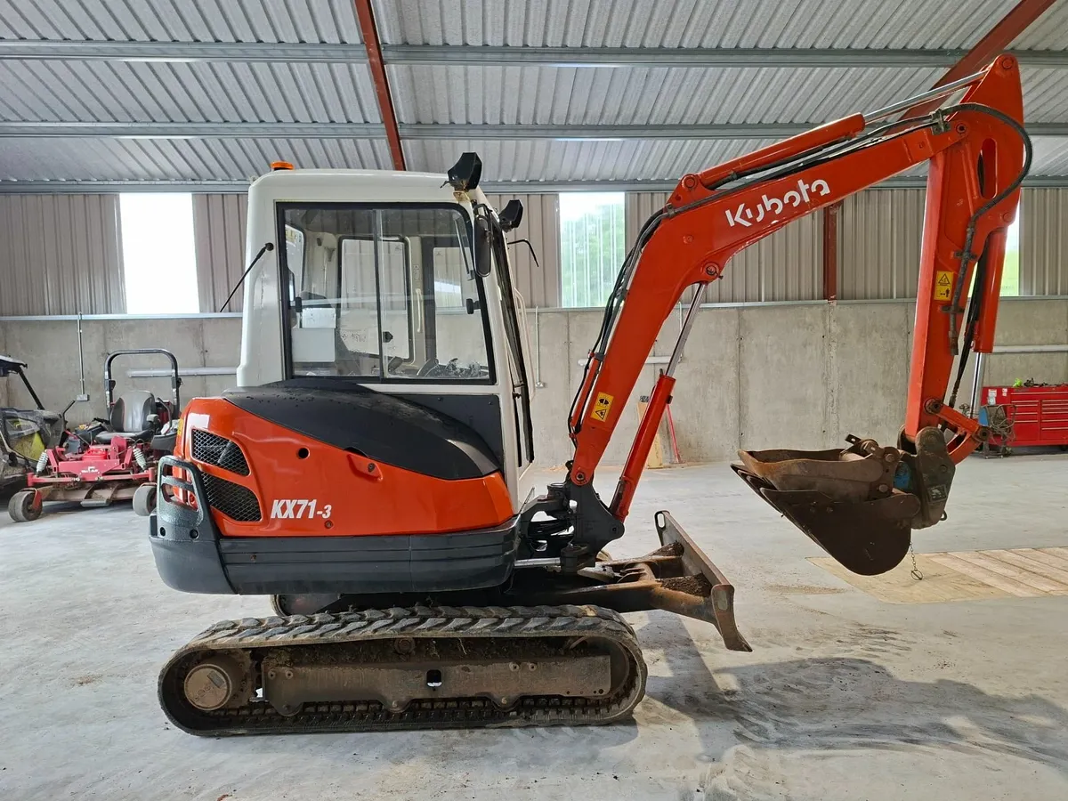 2014 Kubota kx71-3 Mini Digger - Image 2