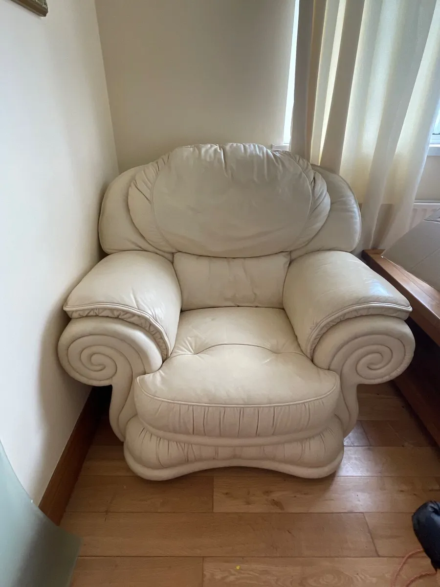 Cream Sofa - 3,2,1 - Image 1