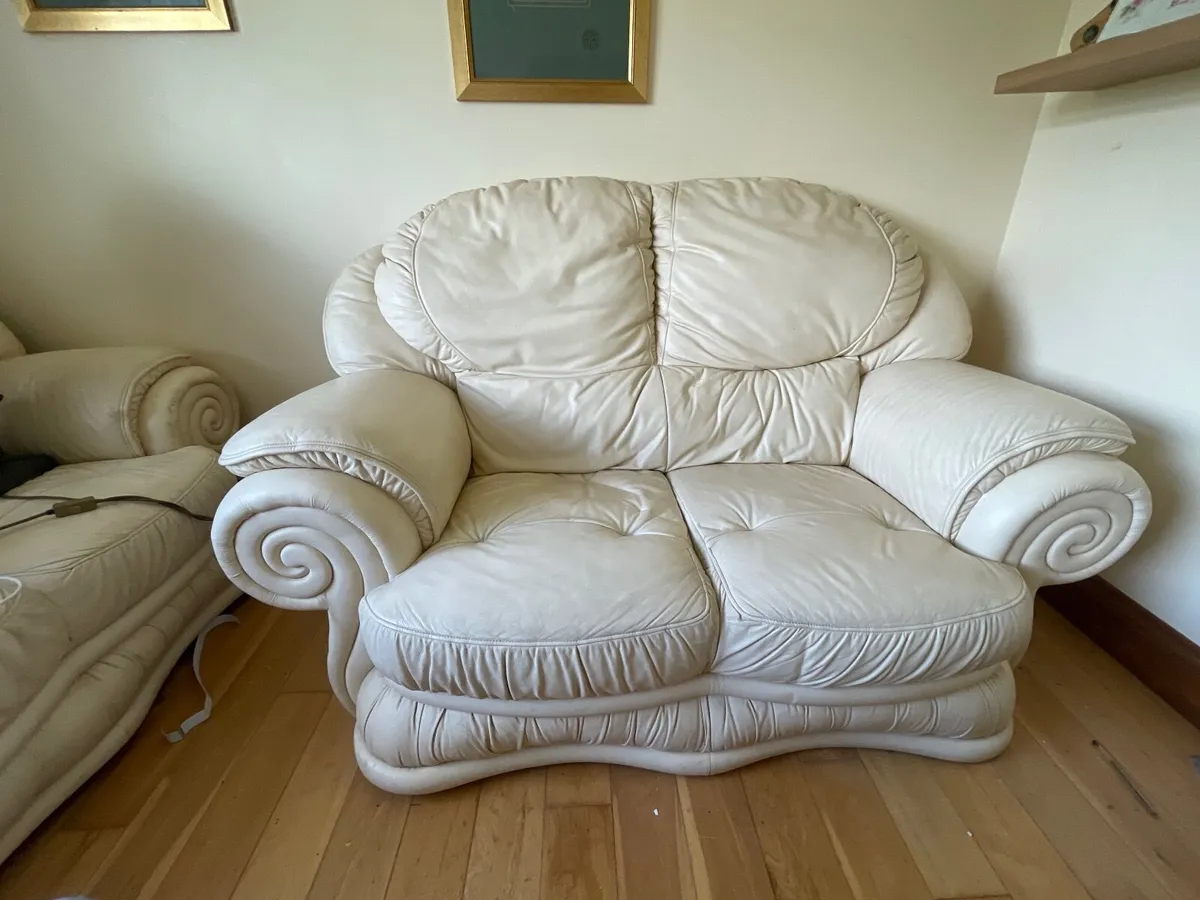 Cream Sofa - 3,2,1 - Image 2