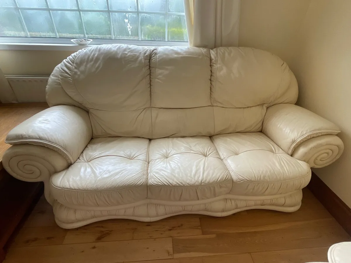Cream Sofa - 3,2,1 - Image 3