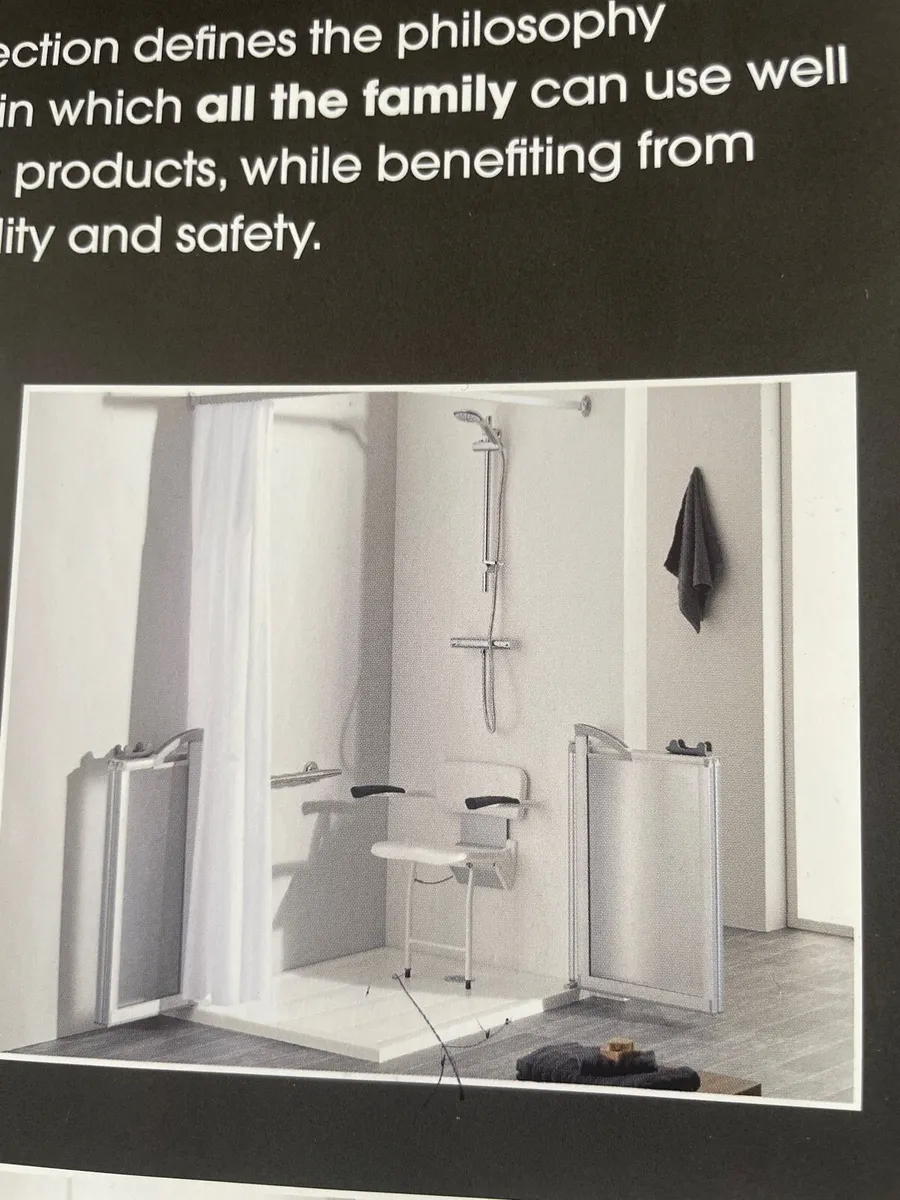 Disabled half-height shower panels - Image 2