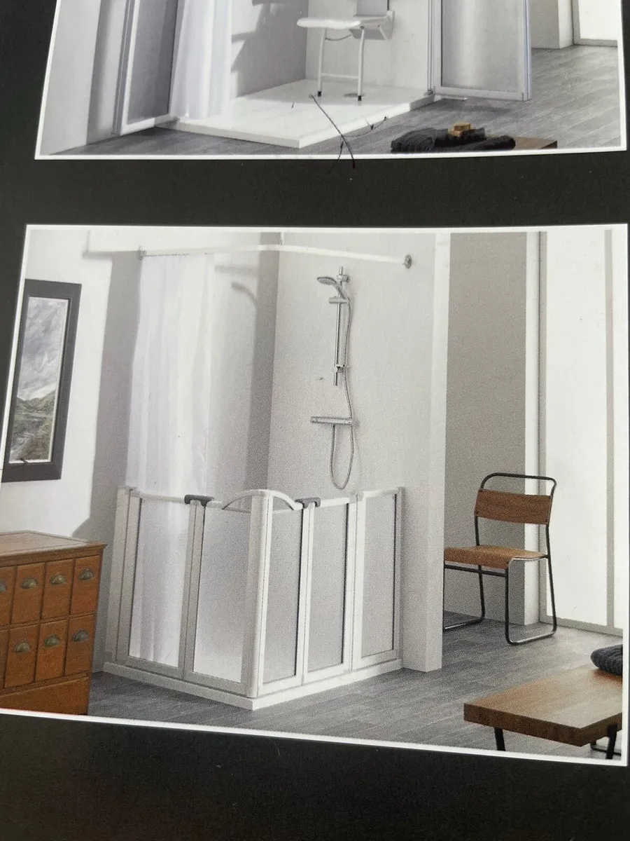 Disabled half-height shower panels - Image 3